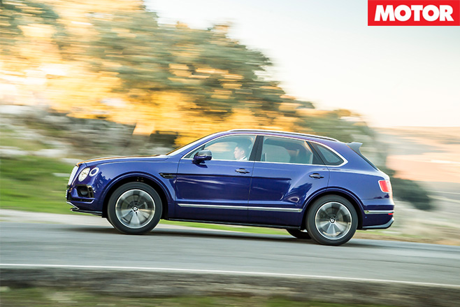 Bentley Bentayga side