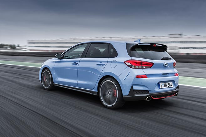 2018 Hyundai i30 N driving