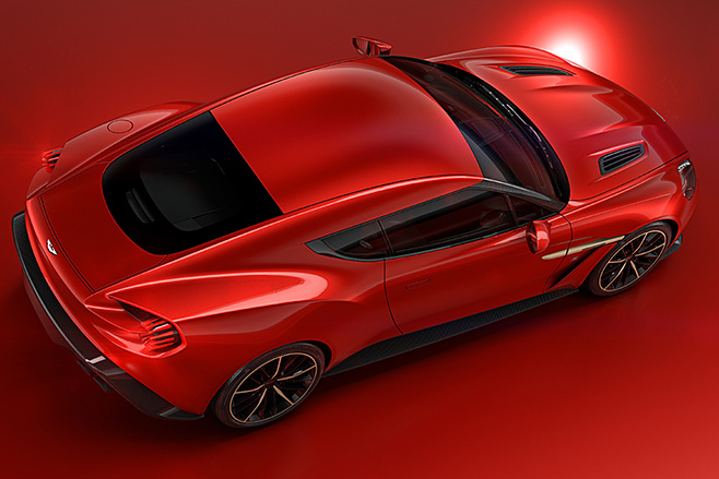 Aston Martin Zagato top side