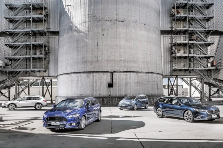 Citroen Grand C4 Picasso v Subaru Outback 2.0D v Ford Mondeo Titanium v Mazda 6 GT comparison review