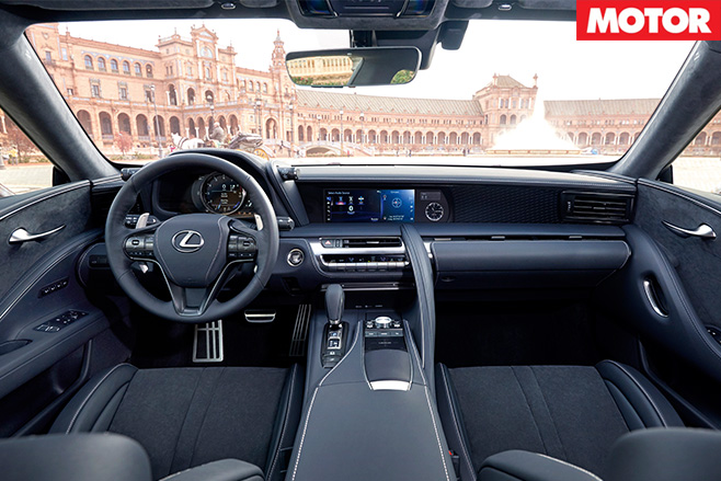 Lexus LC500 interior