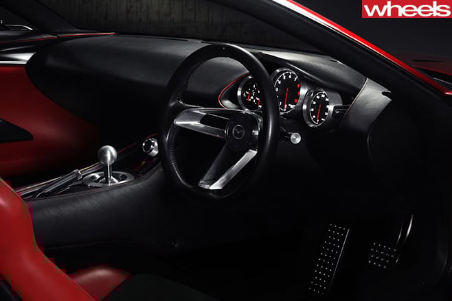 Mazda -RX-vision -concept -drivers -side -interior