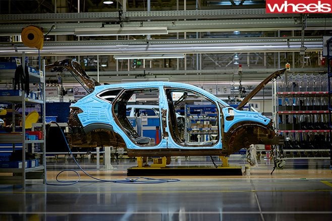 Building a Hyundai Tuscon in 54-second blocks