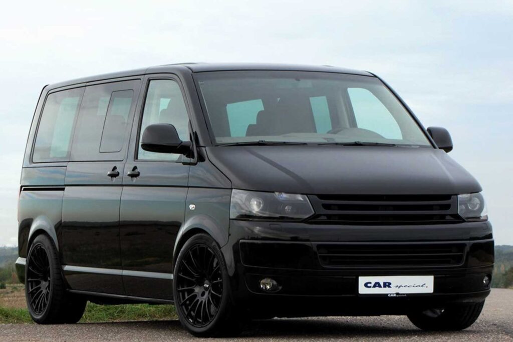 VW Multivan with Porsche 911 Turbo engine up for sale