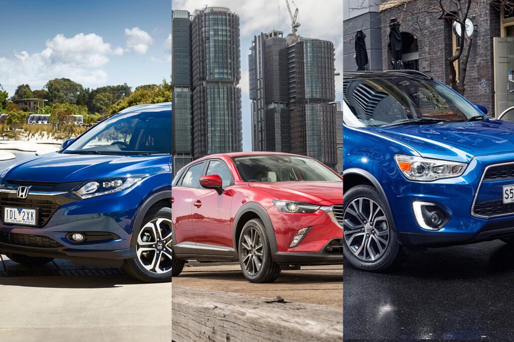 Honda HR-V vs Mazda CX-3 vs Mitsubishi ASX