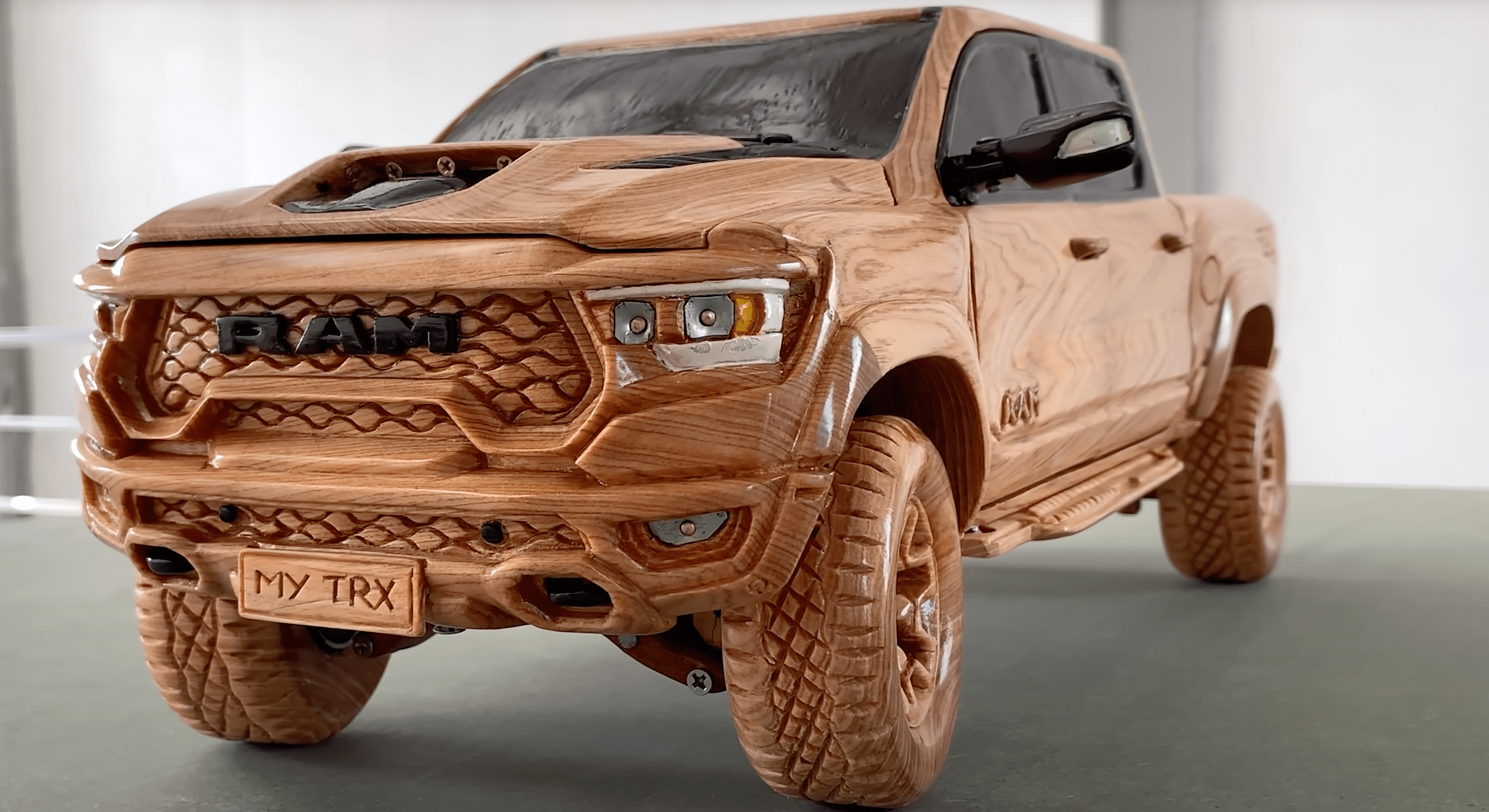 RAM 1500 TRX woodwork