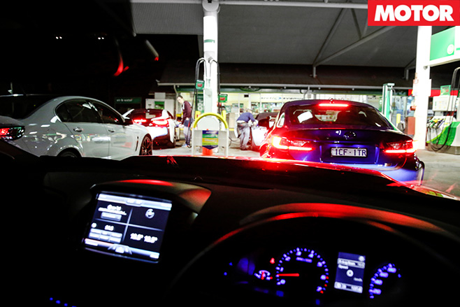 Interior of car