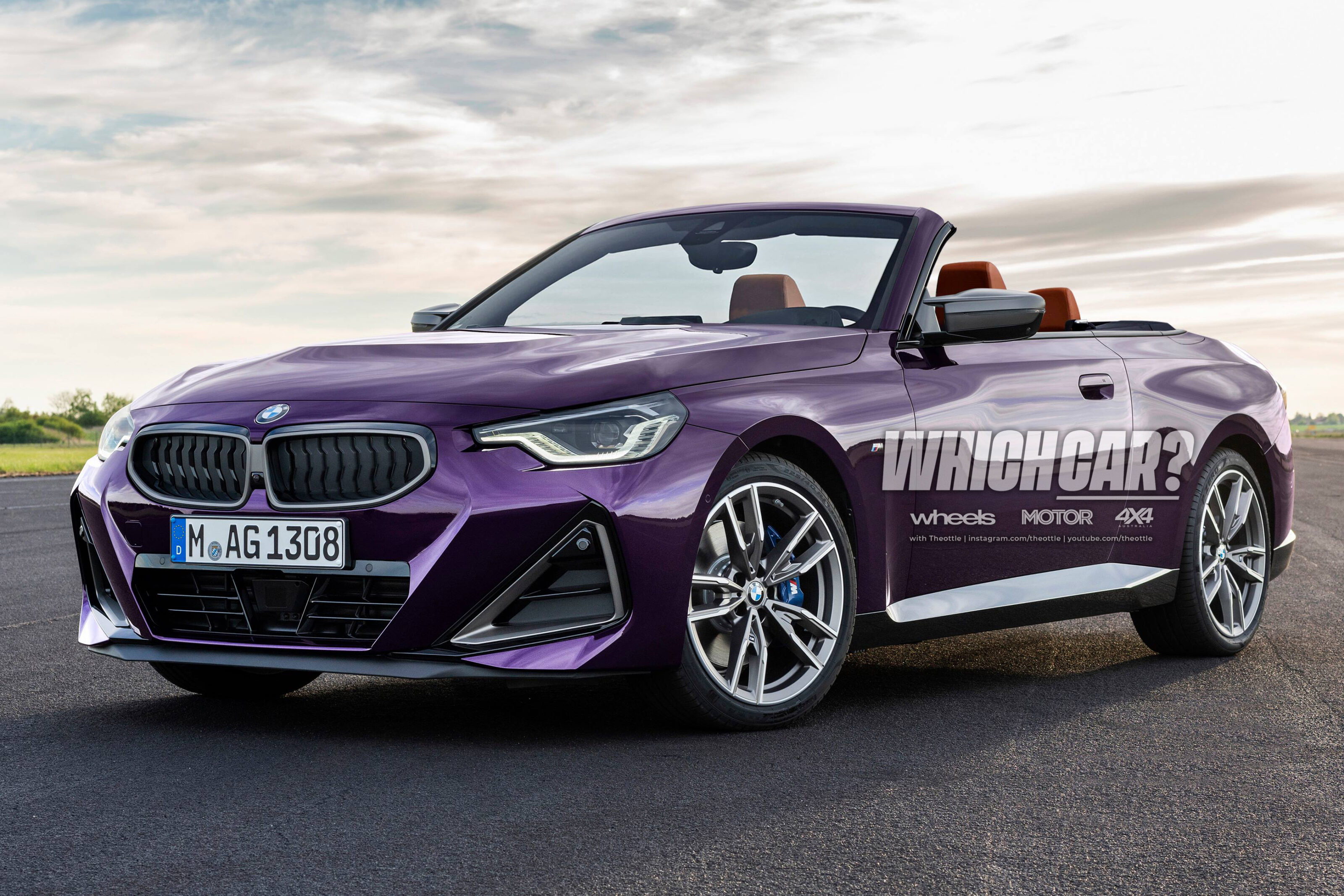 2022 BMW 2 Series Convertible Render