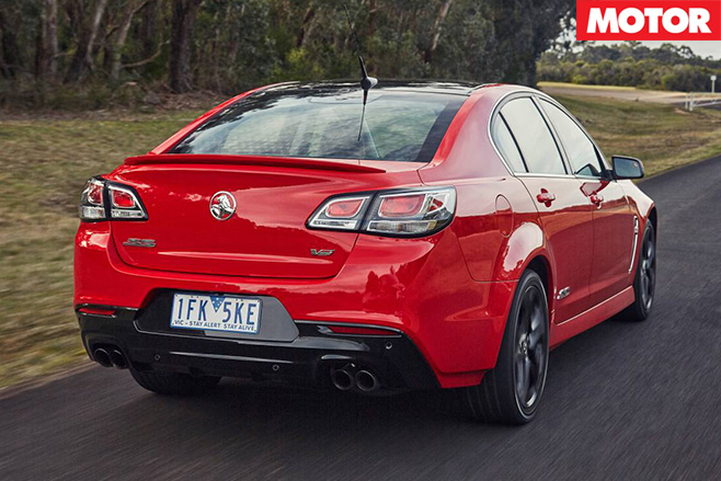 Holden SS-V Redline rear -driving