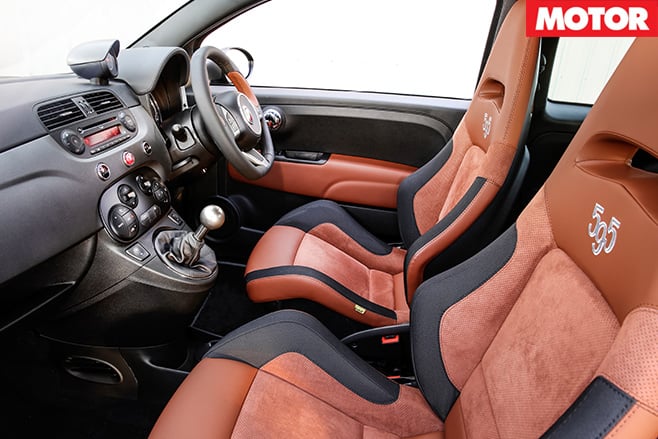 Abarth 595 Competizione interior