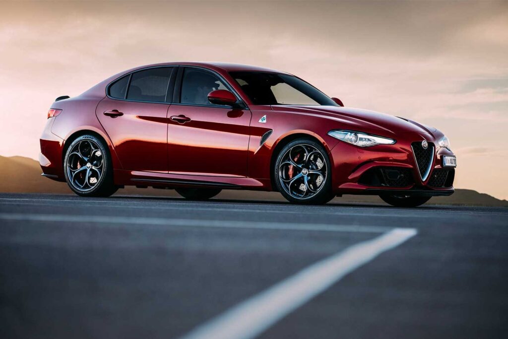 Italian brands score goals alfa romeo giulia