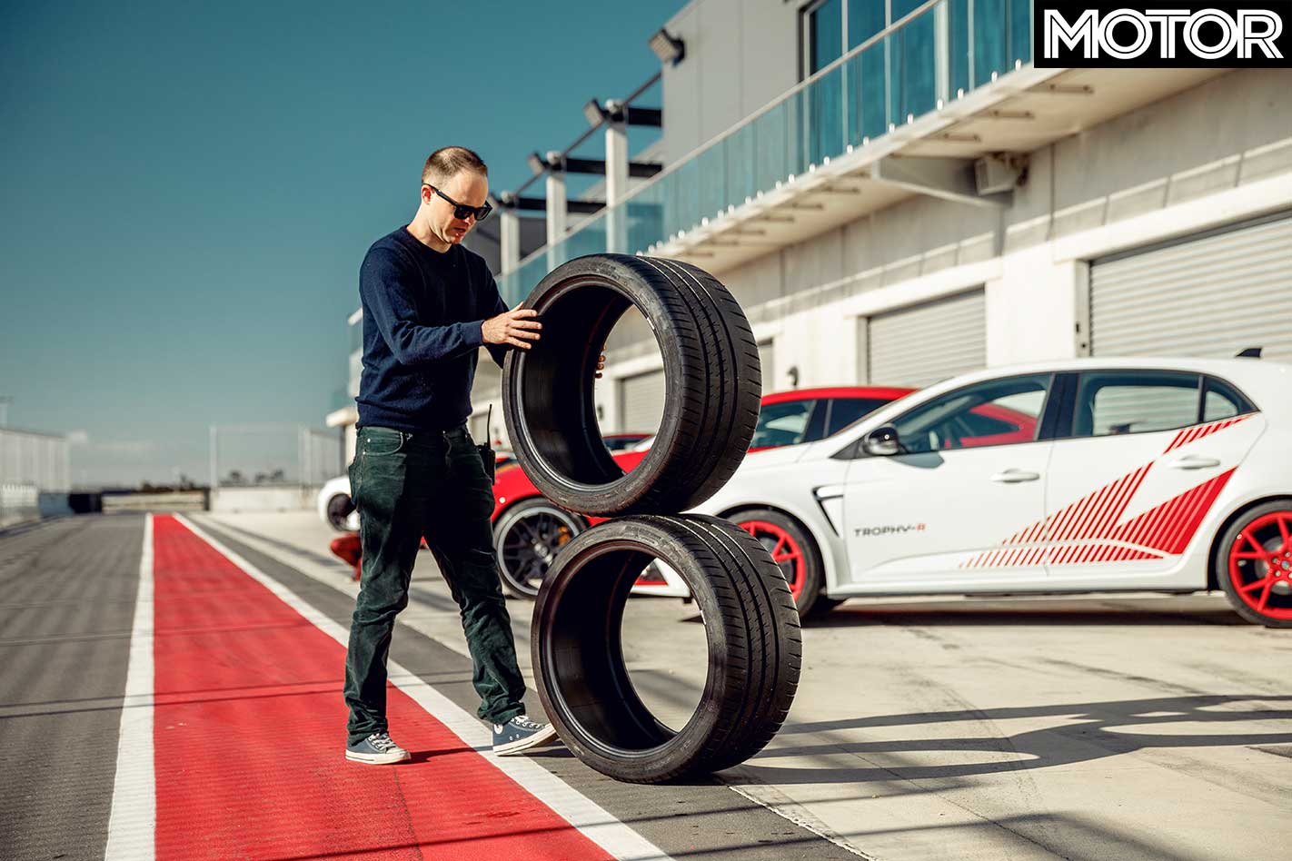 PCOTY 2020 Behind the scenes spare tyres
