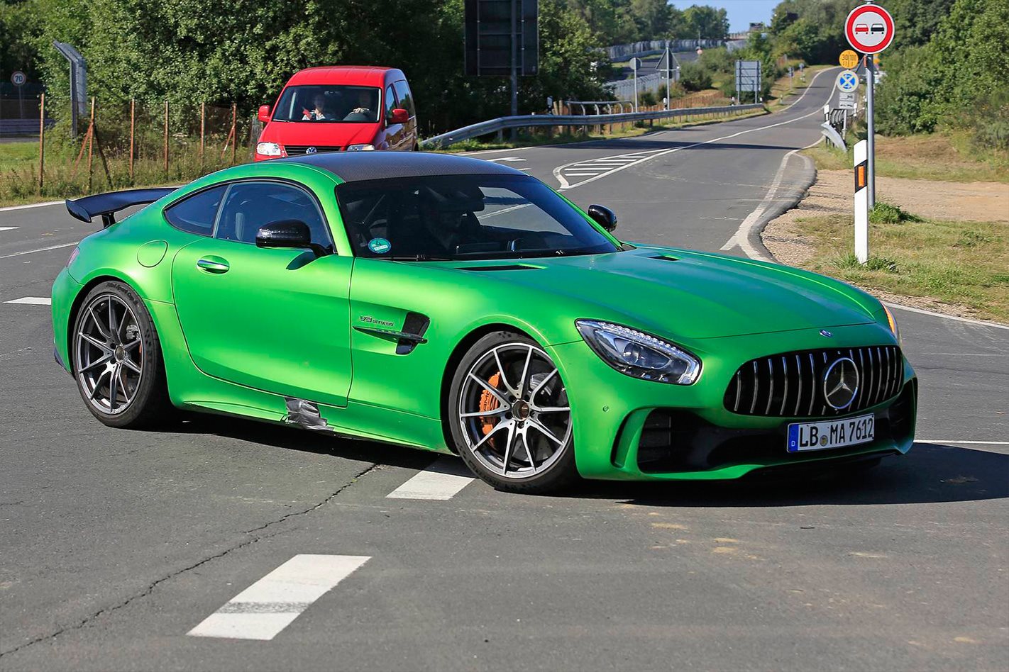 2018 Mercedes-AMG GT Black Series spied testing