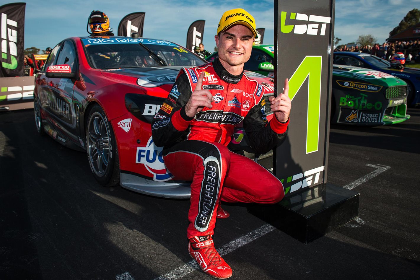Tim Slade breaks his V8 Supercars duck at wild Winton
