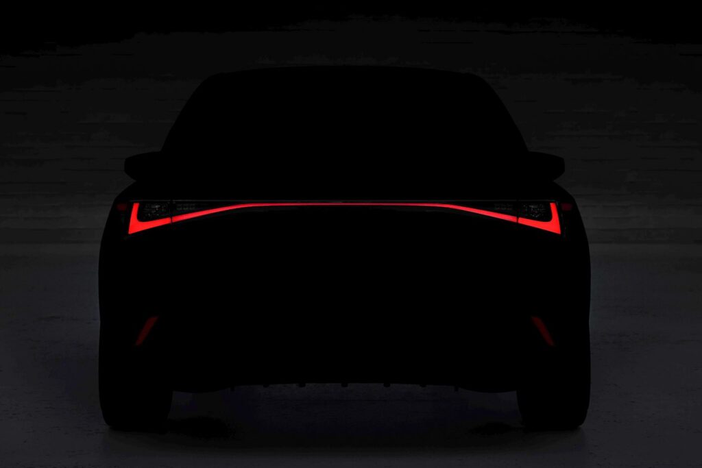 2021 lexus IS teaser
