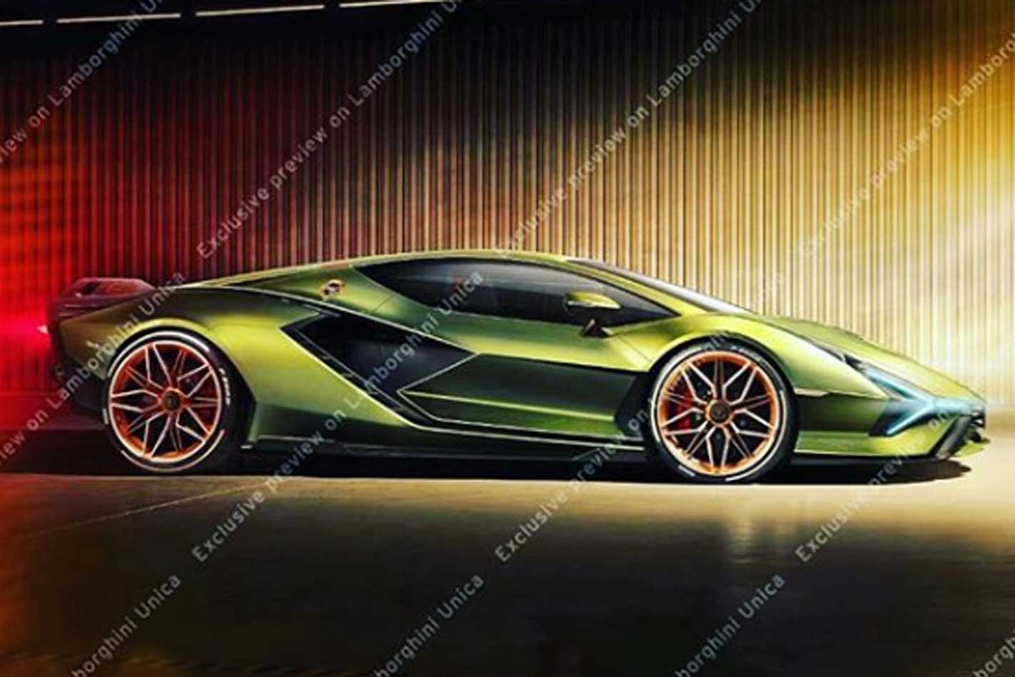 Lamborghini Sian leaked