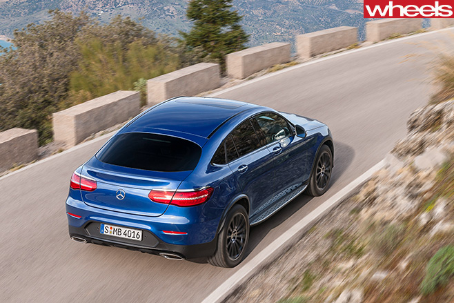 Mercedes -GLC-Coupe -rear -top