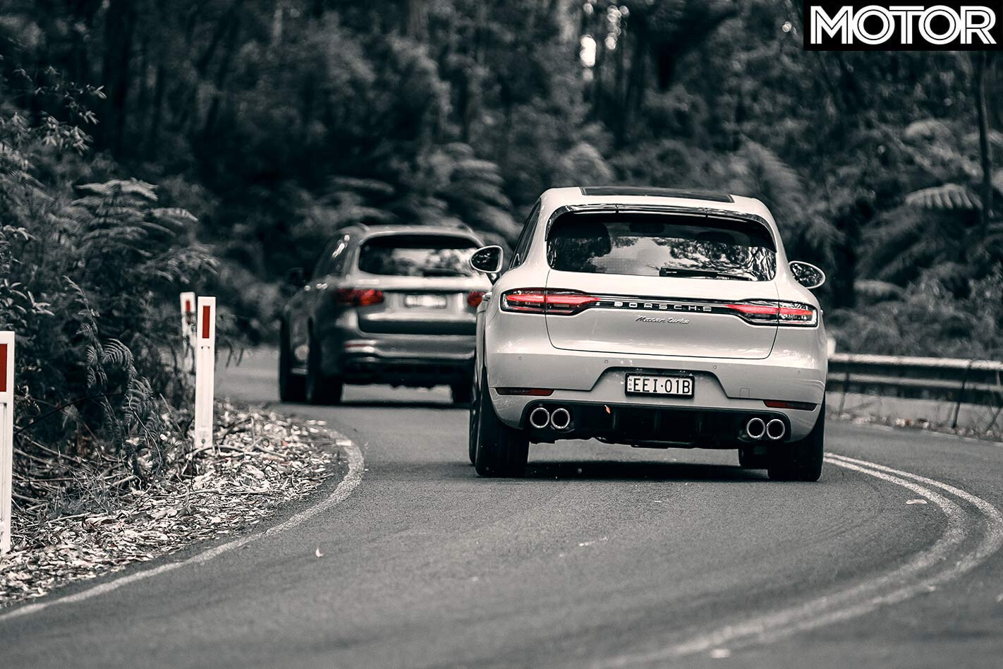 Porsche Macan Turbo v Mercedes-Benz GLC63 S onroad