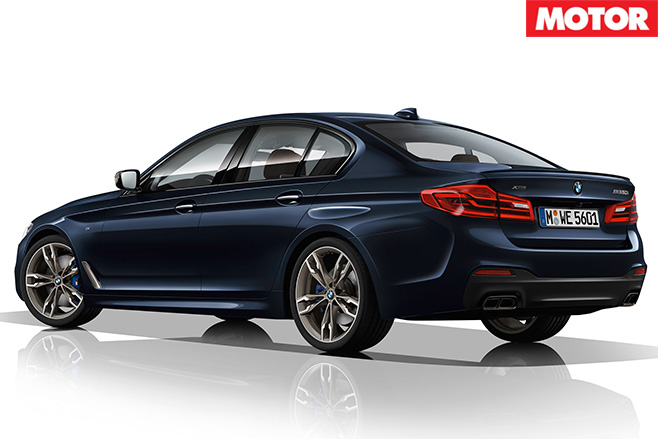 BMW M550i xDrive rear