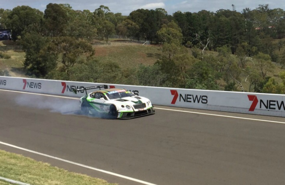 Bathurst 12 Hour Bentley Crash