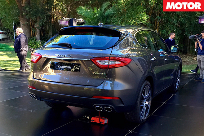Maserati Levante rear