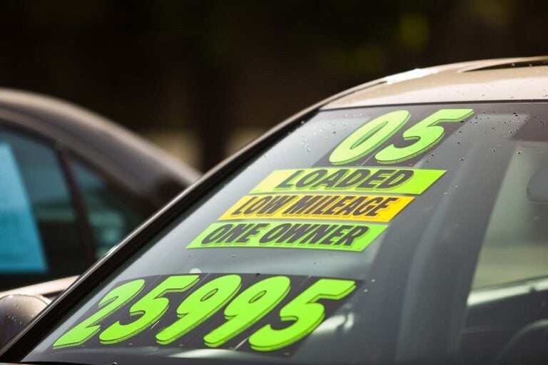 used car prices