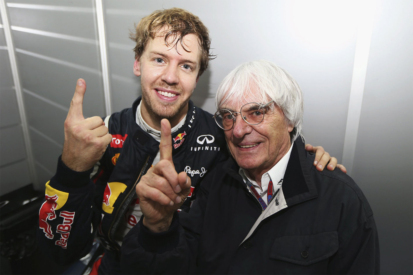 Bernie Ecclestone Sebastien Vettel