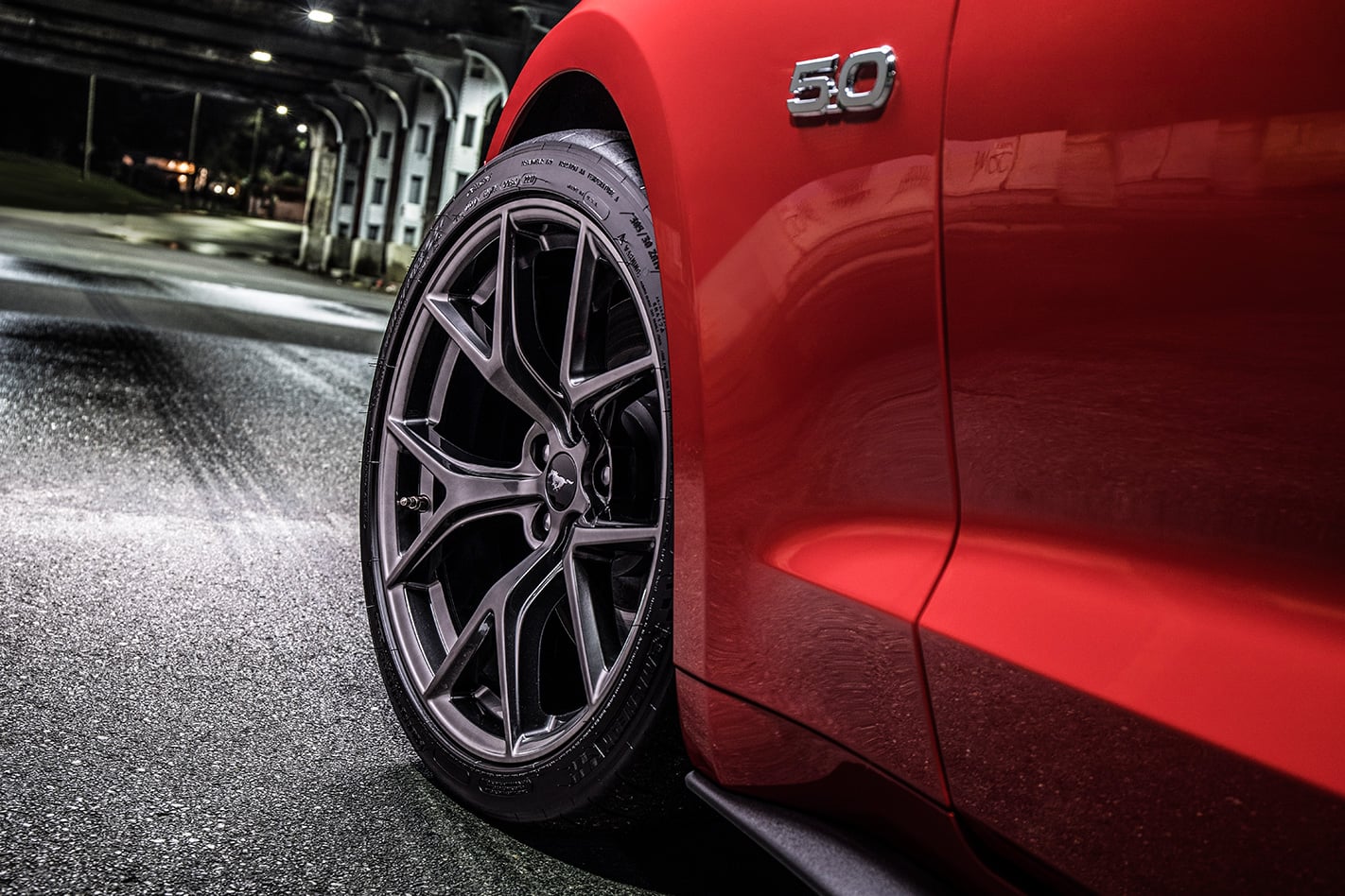 2018 Ford Mustang Performance Pack tyres