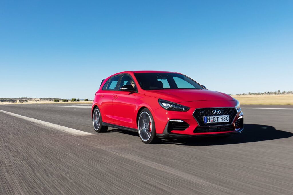 hyunda i30 n front rolling