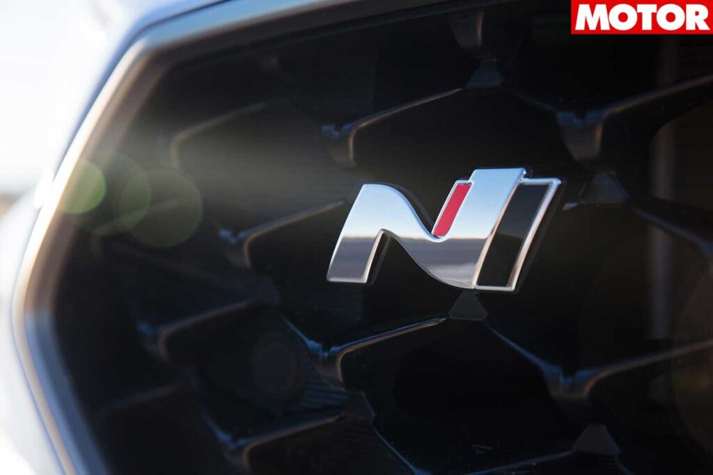 Hyundai i30 N auto confirmed N logo