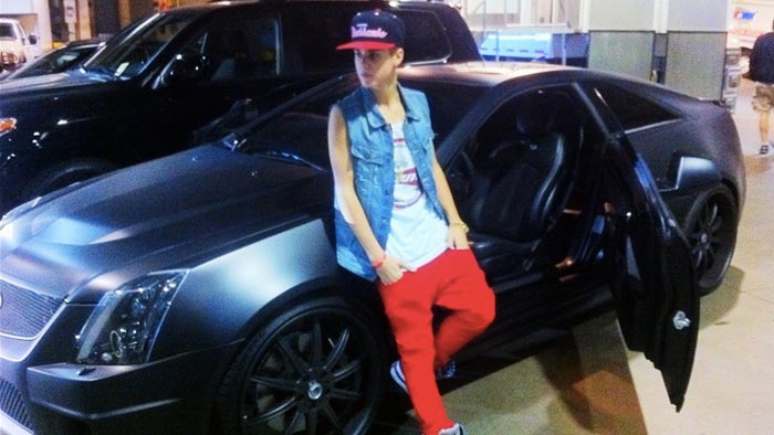 Justin Bieber's custom Batmobile revealed