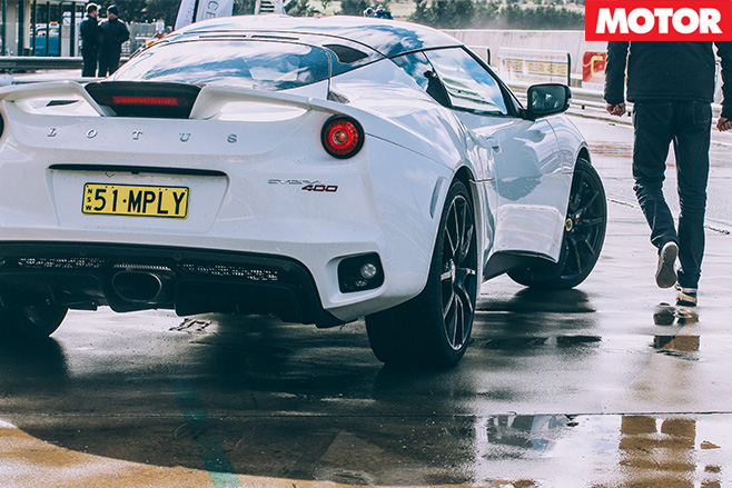 2016 Lotus Evora 400 rear