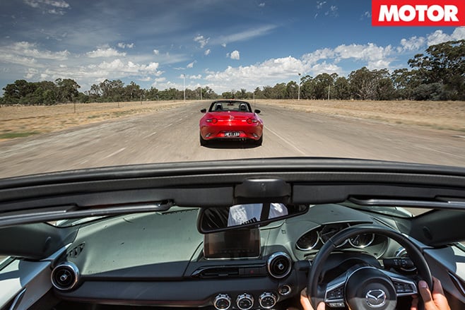 Driving the mazda mx-5 1.5 litre