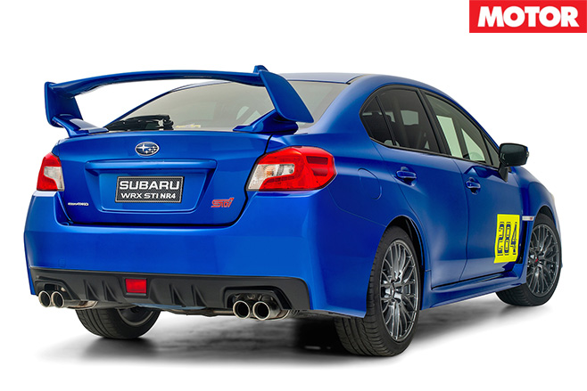 Subaru WRX STI NR4 rear