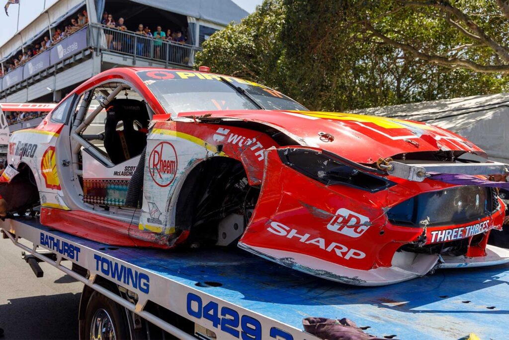 Crashed Bathurst-winning Mustang saved