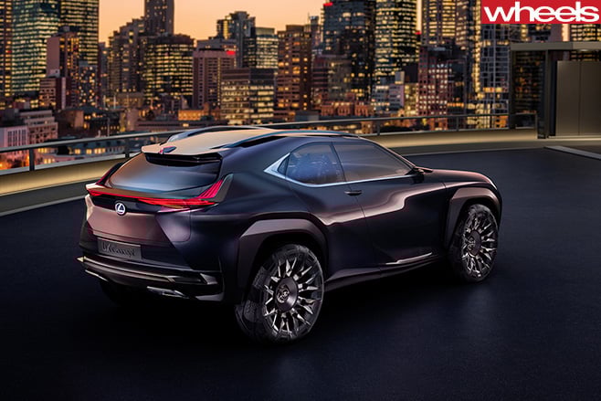 2018-Lexus -UX-concept -rear