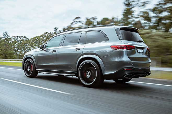 The 4.0-litre twin-turbo, mild-hybrid V8 produces 450kW and 850Nm.