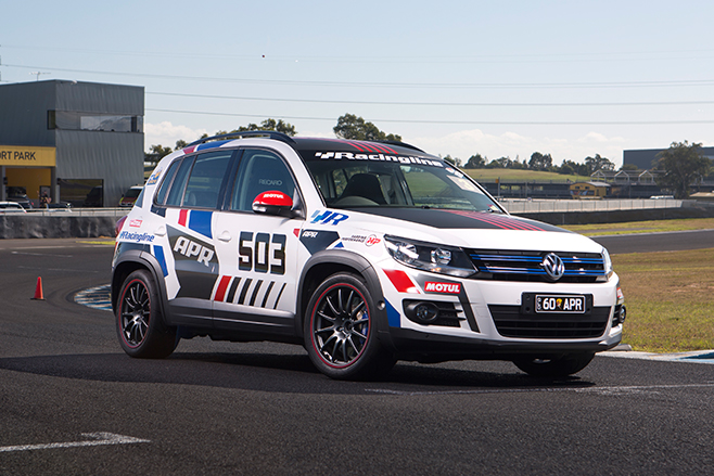 Volkswagen Tiguan race track