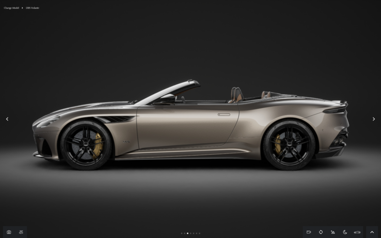 Aston Martin online configurator