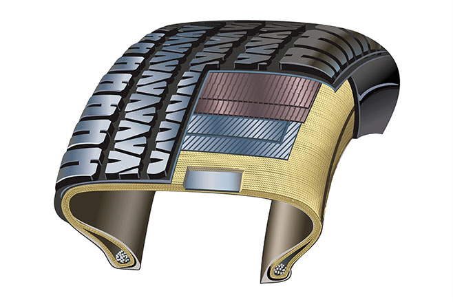 Tyre cross-section