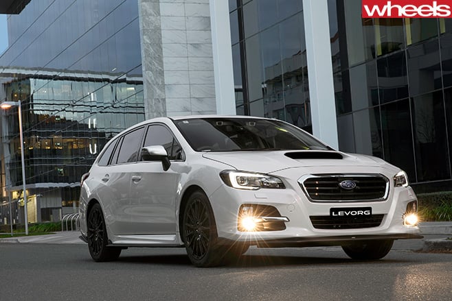 Subaru -Levorg -wagon -front -side -parked