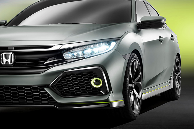 Honda civic hatch front side