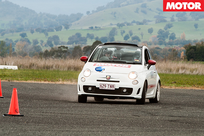 Abarth rally motorkhana