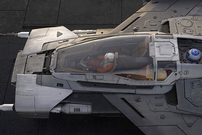 Porsche Tri-Wing 91x Pegasus starfighter