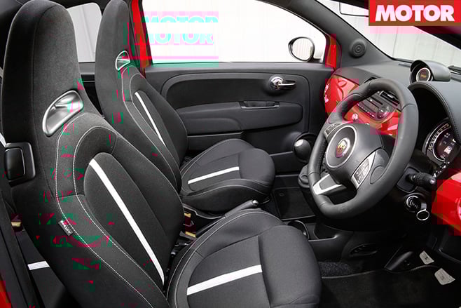 Abarth 595 interior