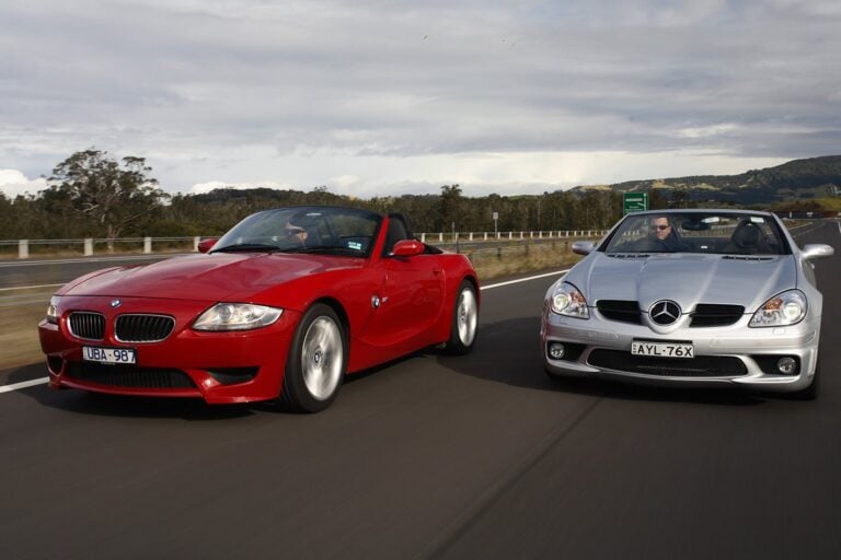 BMW Z4M v Mercedes Benz SLK 55