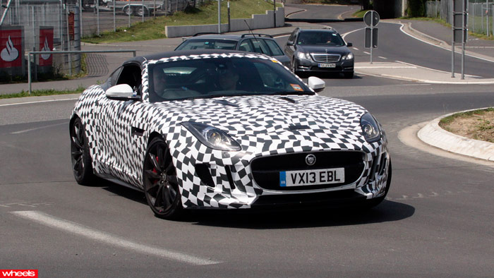 jaguar, coupe, v8, f-type, wallpaper, wheels, july issue