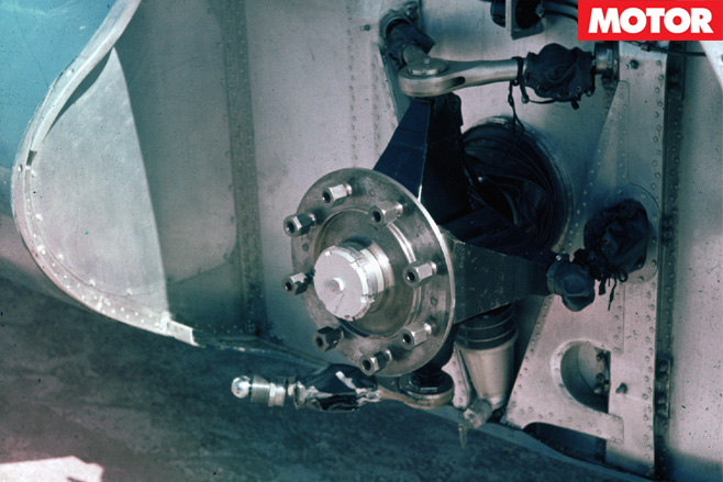 Bluebird wheel axle