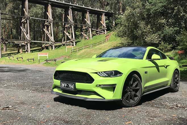 Ford Mustang GT post-lockdown drive.