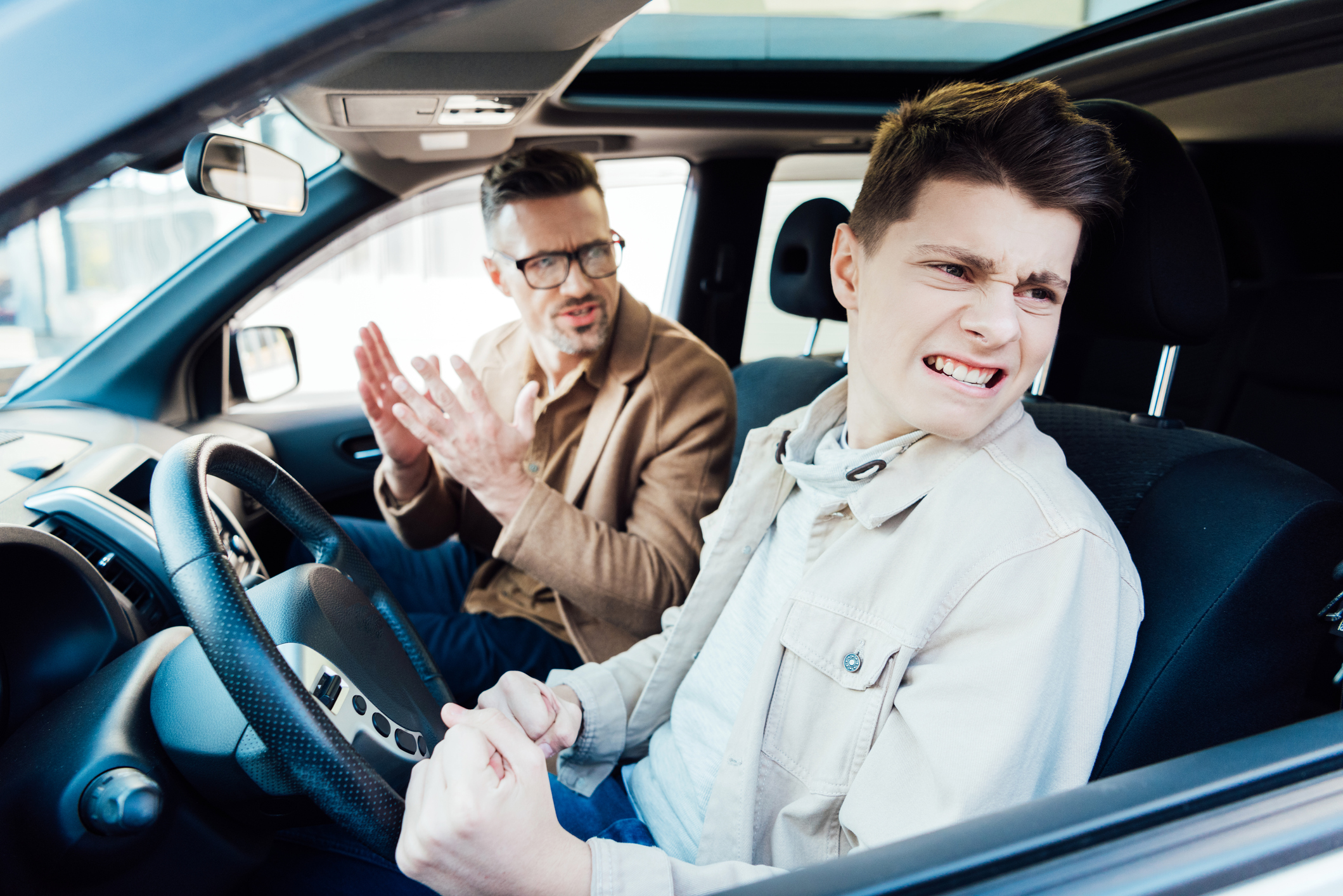 Parent's yelling at learner driver